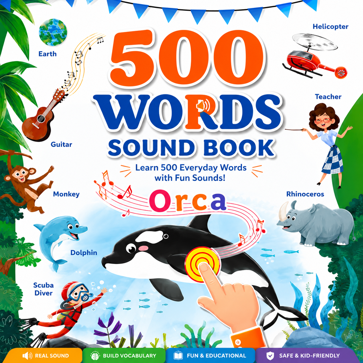 📚 Kids Talking Book – Learn Words by Touch📱